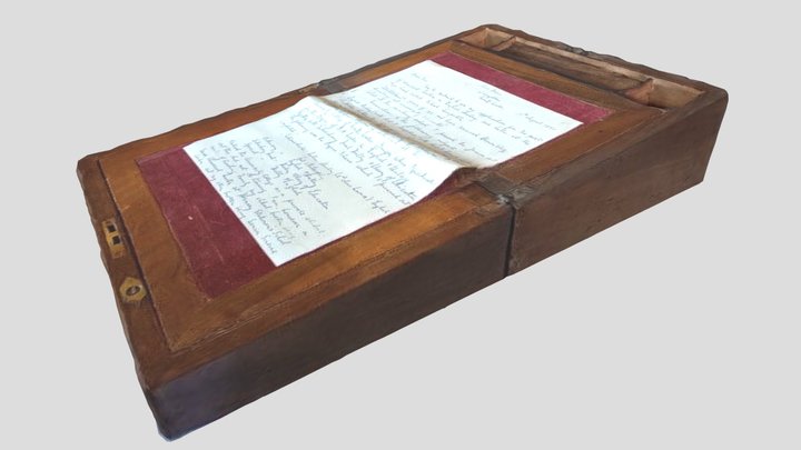 Writing Desk 3D Model