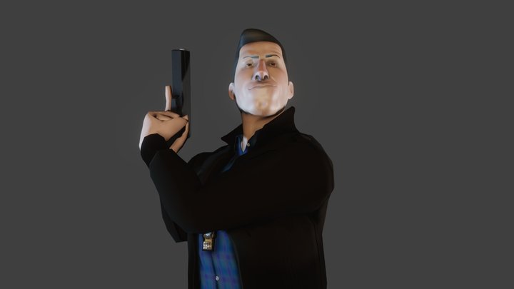 Detective Peralta 3D Model