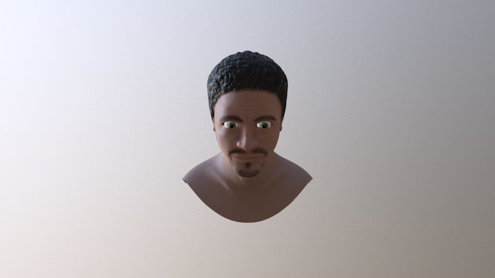 Head Bust 3D Model