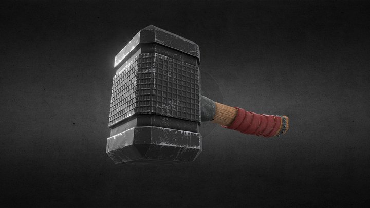 The Hammer of dwarf Boris 3D Model