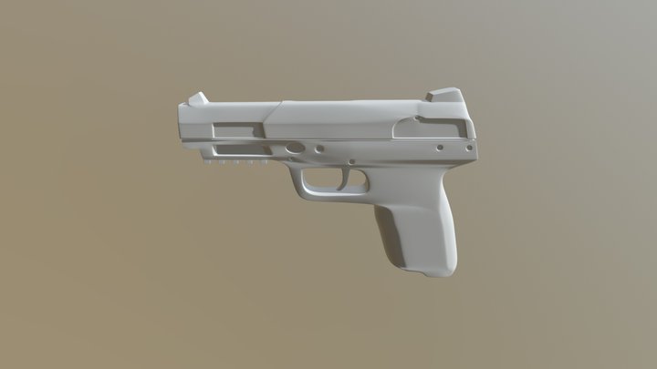 FN57-High Poly 3D Model