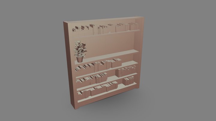 Bookshelf, check the description. 3D Model