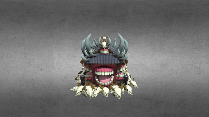 Malevolent Shrine (No Glow) |Jujutsu Kaisen 3D Model
