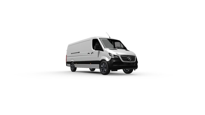 Mercedes-Benz Sprinter Cargo Van H1 L3 (2024) 3D Model
