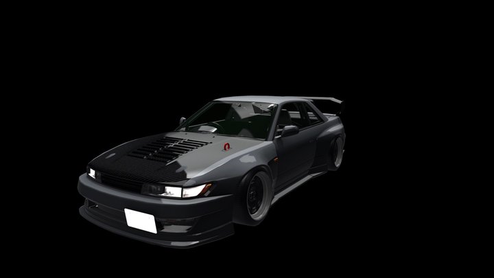 1992 Nissan Silvia K's DIA Selection (S13) – Modello 3D gratuito STL