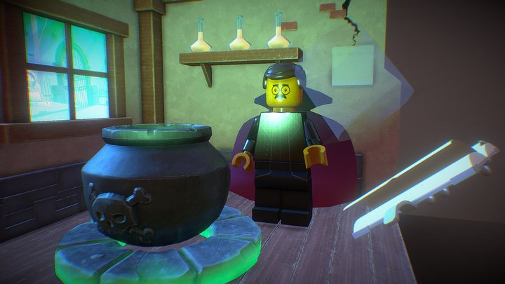 Diorama_lego 3D Model