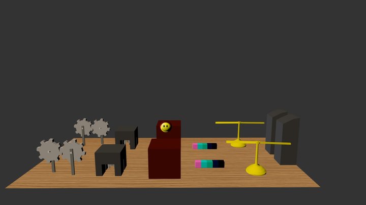 first animotion test : ball 3D Model