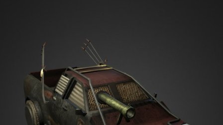 Mad Max based Car 3D Model