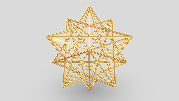 Stellated Dodecahedron 3D Model
