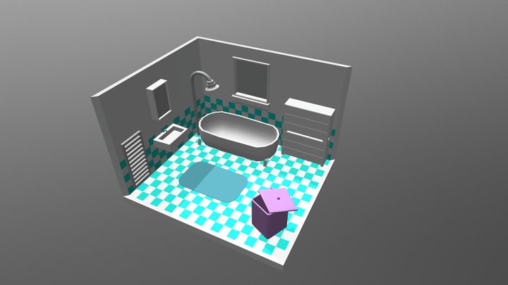 Atividade Banheiro 3D Model