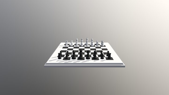 Chess set 3D Model