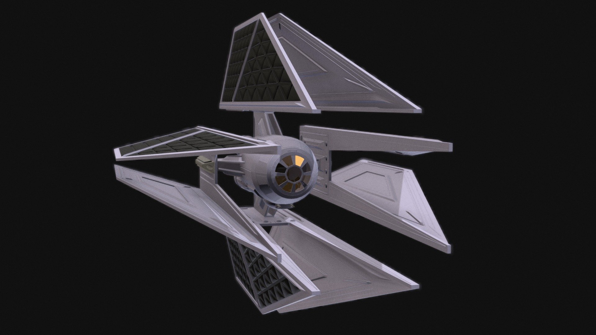 TIE Lightning - 3D model by nestor_d [0b724af] - Sketchfab