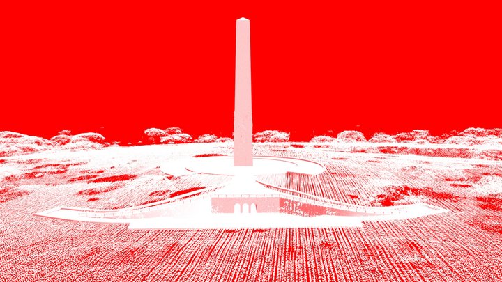 Demonumenta | Obelisco e Mausoléu de 1932 3D Model