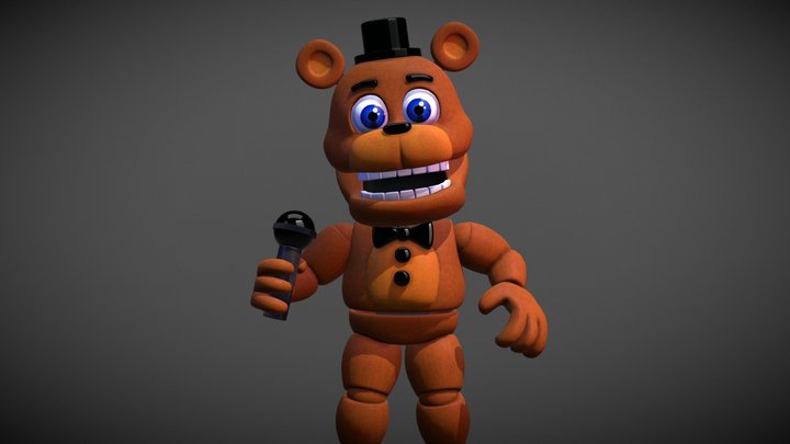 Adventure Freddy 3D Model