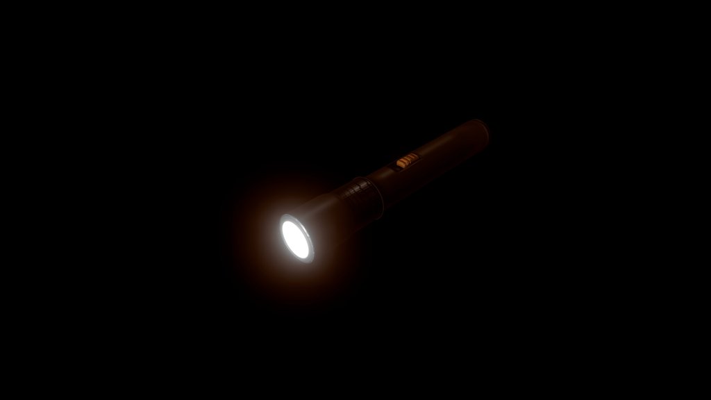 Flashlight-Hand Painted-Free