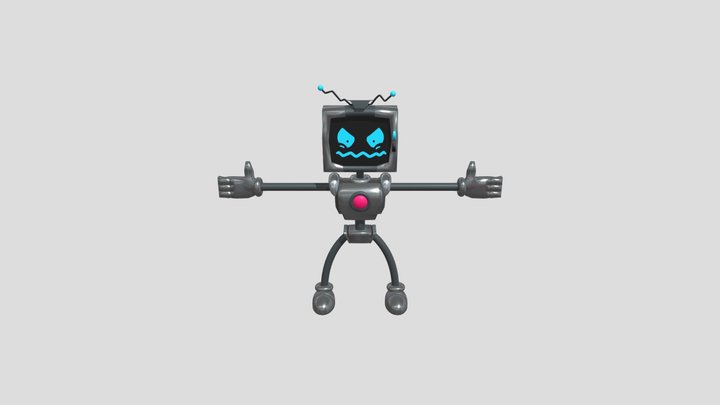 Lolzhax Classic Cartoon Idle 3D Model