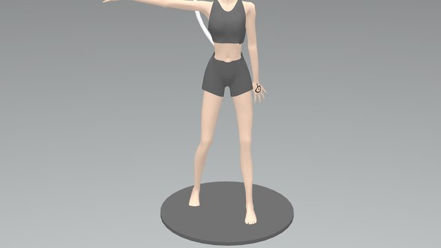 Mira Yurizaki - Dimension W 3D Model