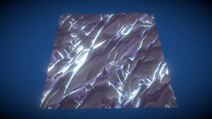 Crystal material 3D Model