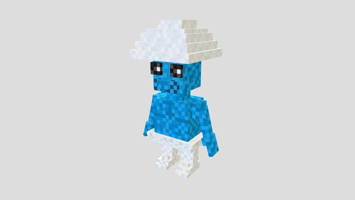Smurf Cat 3D Model