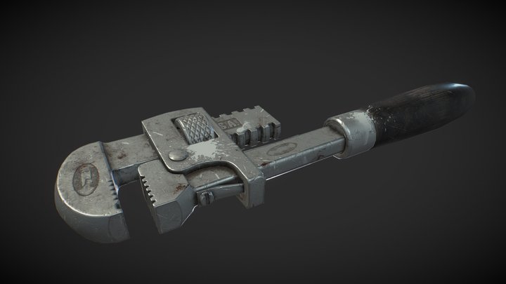 wrench texture hw 3D Model