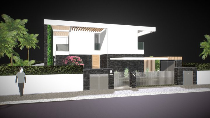 Nazish Villa 3D Model