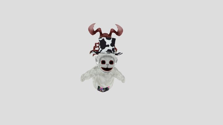 Slendytubbies Reboot Crawler Tubby Guardian 3D Model