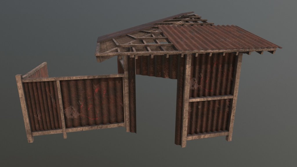 Shack Retexture - 3D model by Scott Rafferty (@ScottRafferty) [0b7758f ...