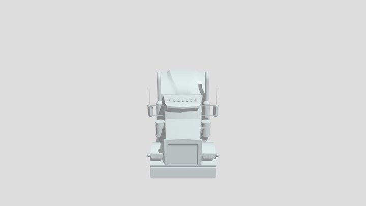 Semi Truck 3D Model