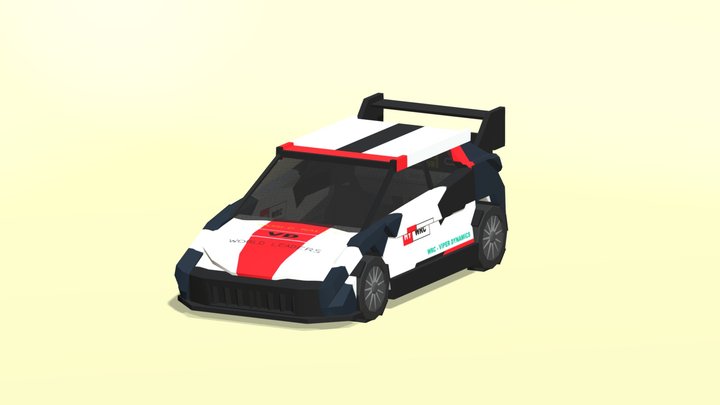 DiRT Racing - Low Poly Car 3D Model