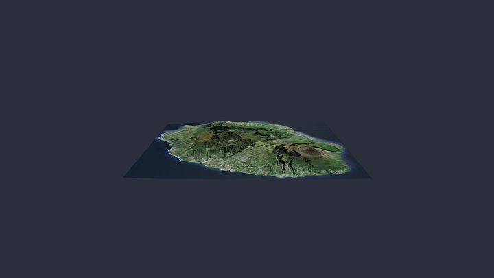 Réunion 3D Model