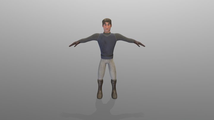 Character Project KNB217 3D Model