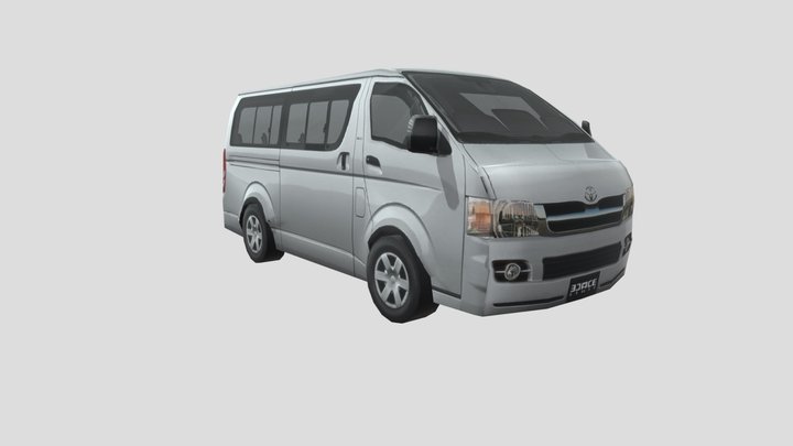 Toyota Hiace 2004 3D Model