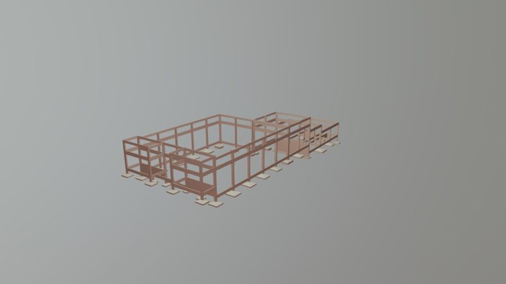 Projeto Estrutural Bruno Buffet 3D Model