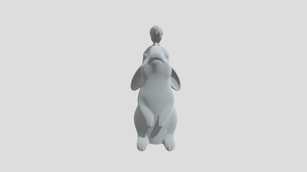 Bunny And Sparrow Decoration Set