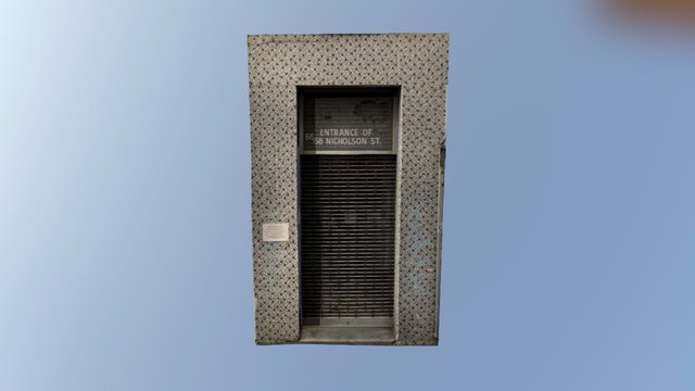 Doorway Low Poly 3D Model