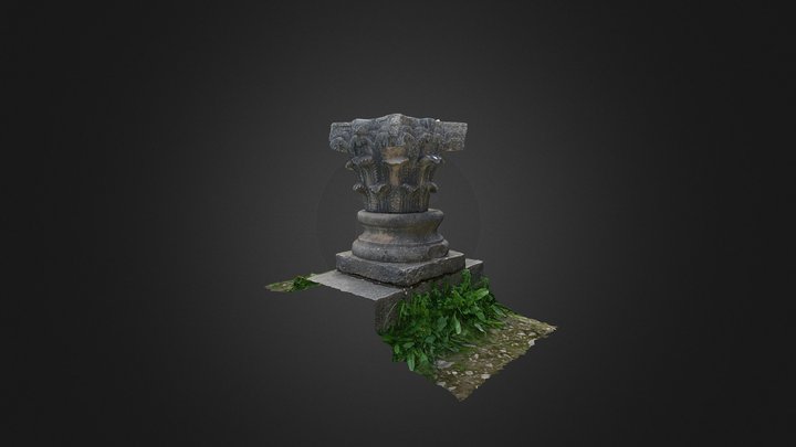 Capitel_Basa en vivienda (Volubilis) 3D Model