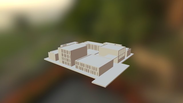 Modello in gesso esemplificativo 3D Model