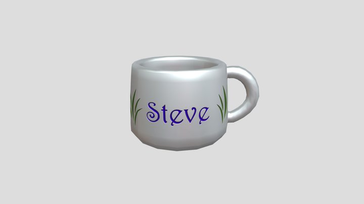Mug Name 1 3D Model