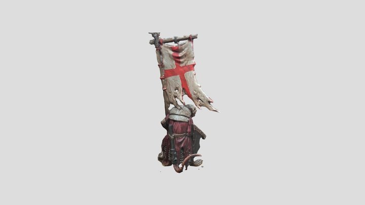 SKAVEN ENGLAND FAN WITH FLAG