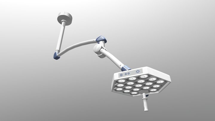 Medical Exam Light 3D Model