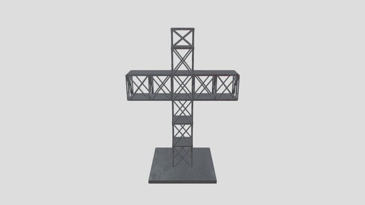 Croce Monte Gelbison 3D Model