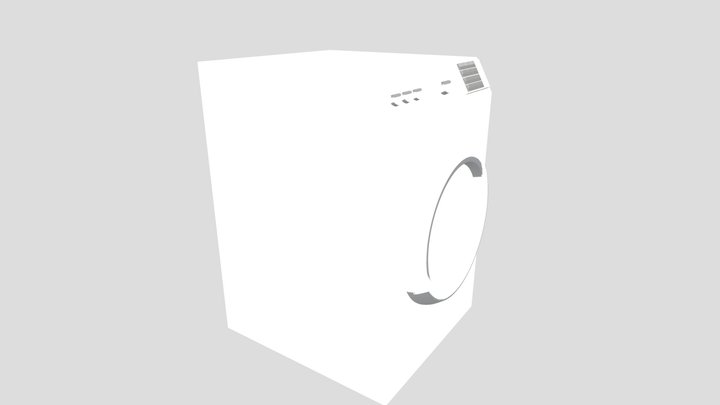 Washing Machine 3D Model