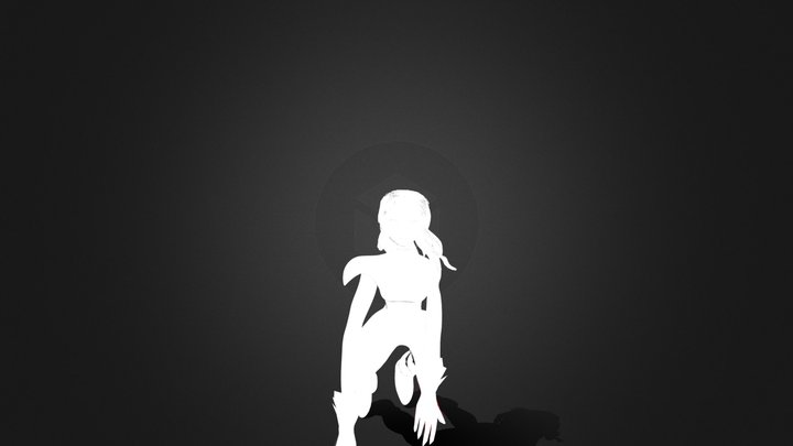 The Girl That Jumps ;D 3D Model