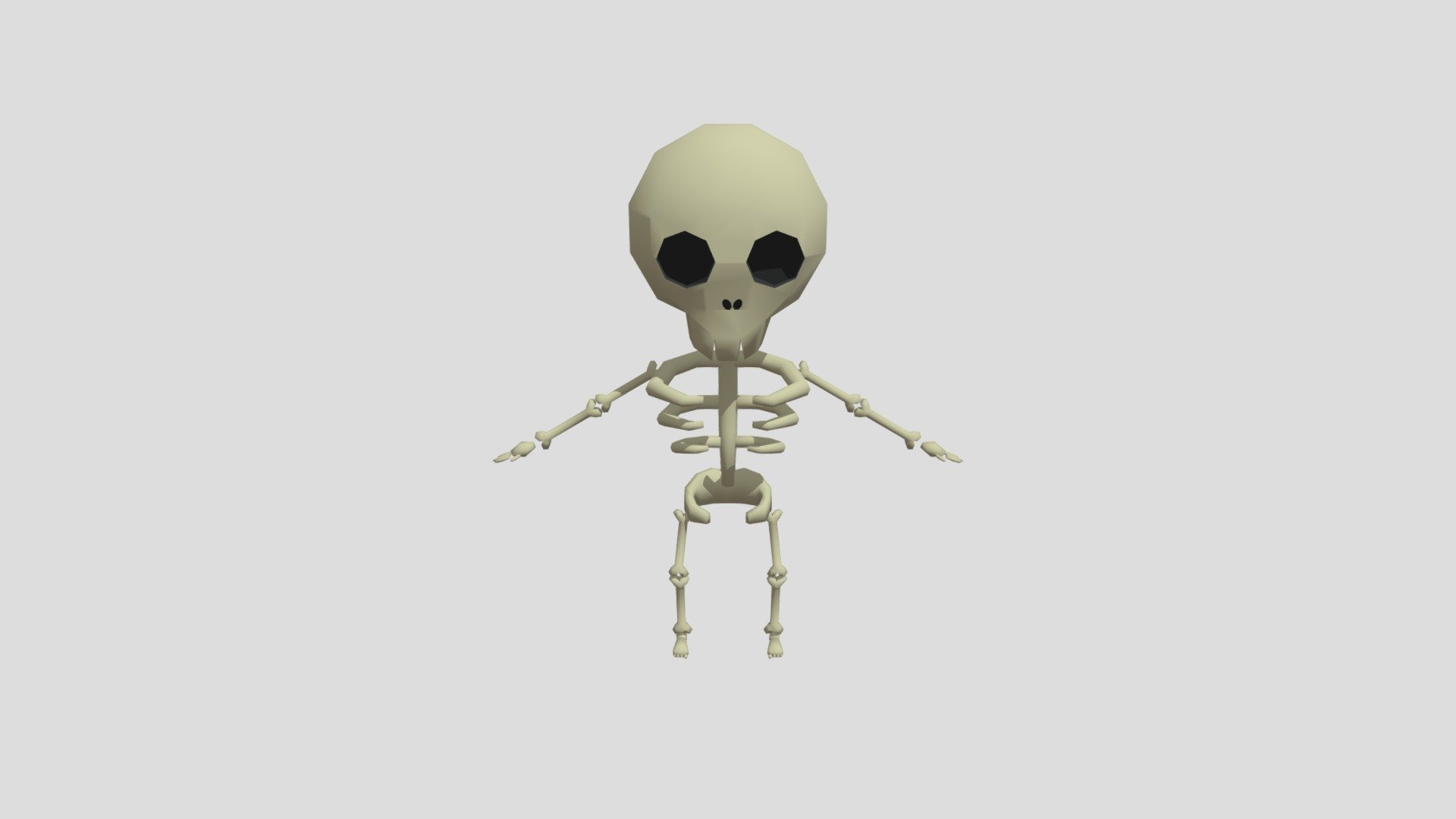 Skeleton Charactor - Download Free 3D model by nikitarawat077 [0b807bc ...