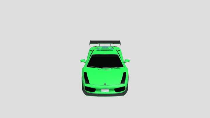 Lamborghini_gallardo_racing_car 3D Model
