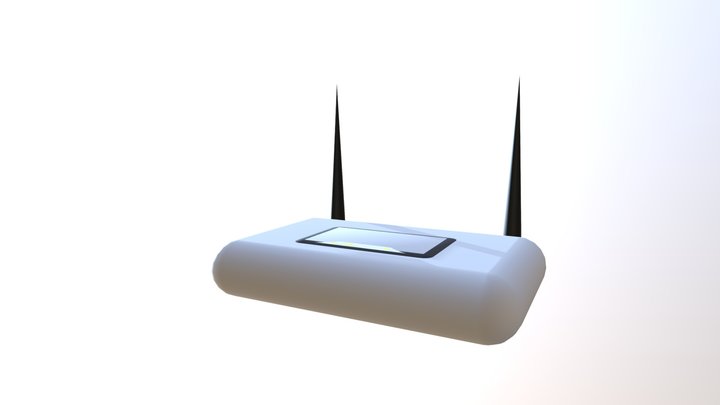 Router Wifi 3D Model