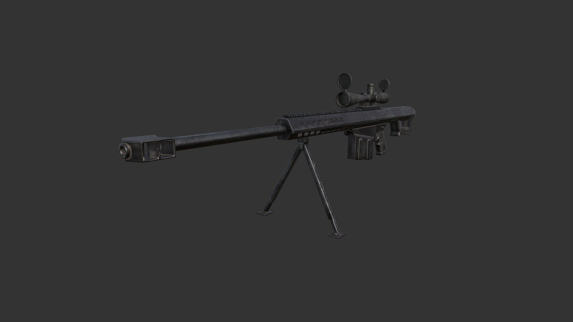 Heavy Sniper - Download Free 3D model by GroundHog [0b823aa] - Sketchfab