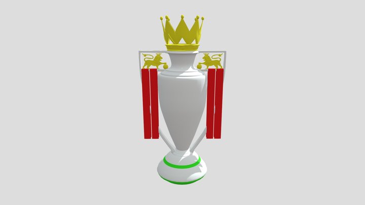 Premier League Trophy 3D Model