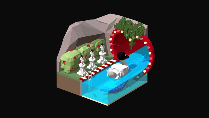 Isometric Valentine 3D Model