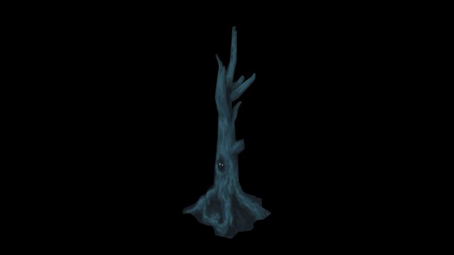 Tree In The Dark 3D Model